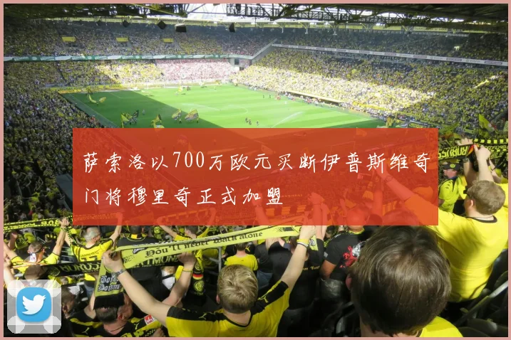 萨索洛以700万欧元买断伊普斯维奇门将穆里奇正式加盟